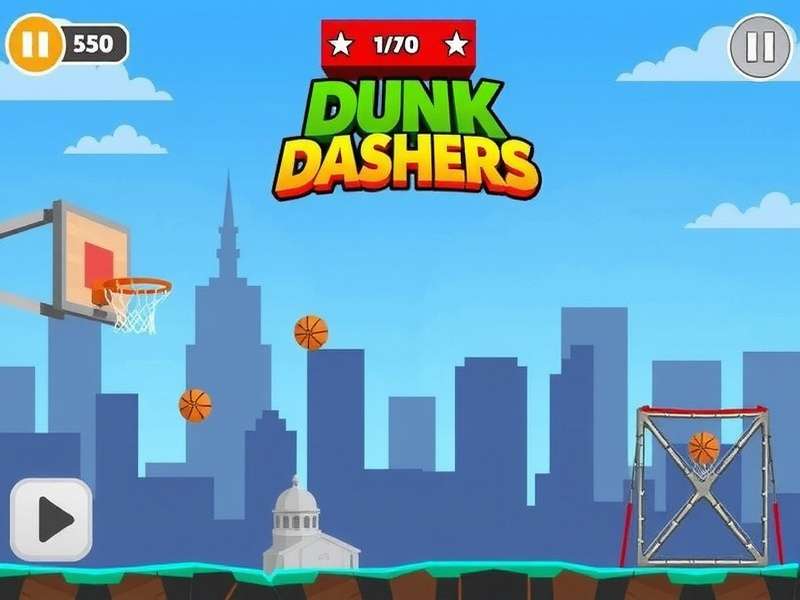 Dunk Dashers Gameplay Screenshot